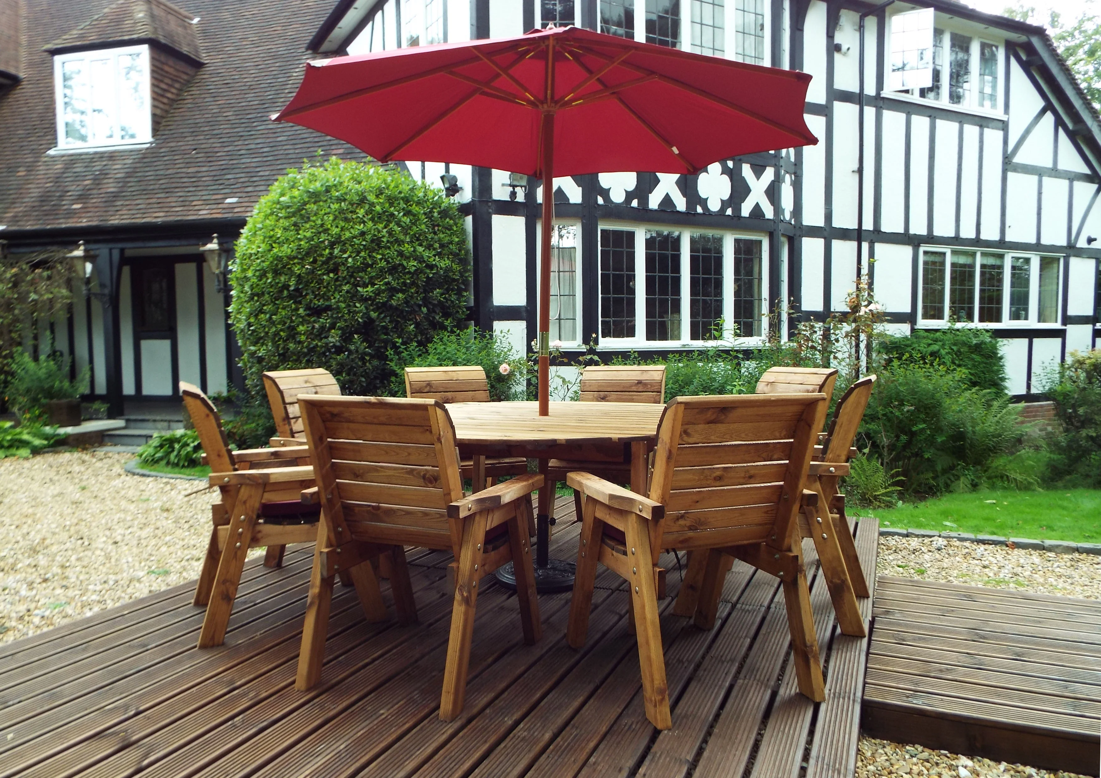 HB11 - Eight Seater Circular Table Set - Image 6