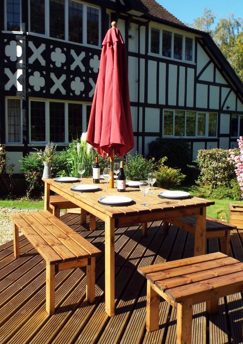 HB111 - Eight Seater Table Set - Image 5