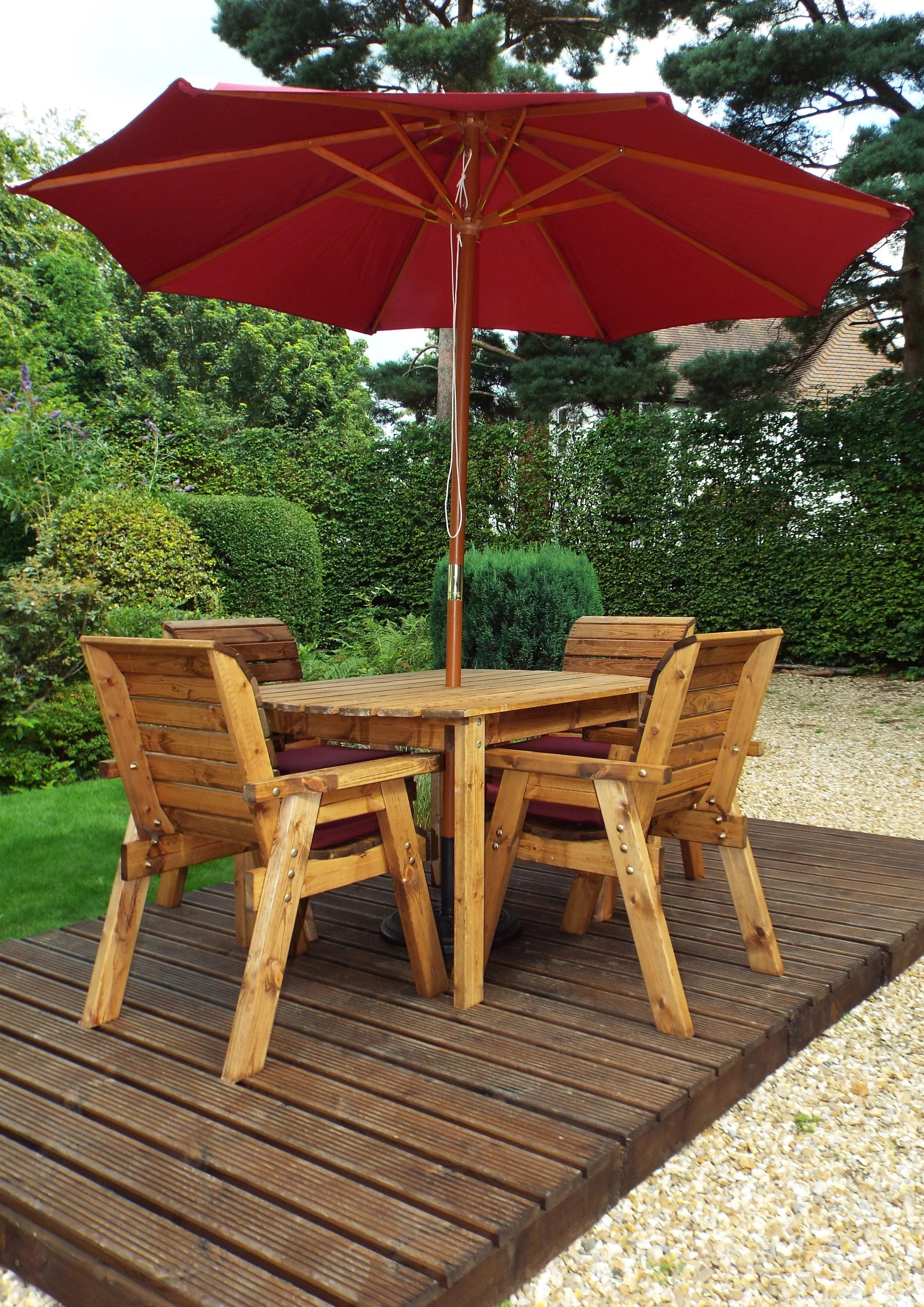 HB12 - Four Seater Rectangular Table Set - Image 5