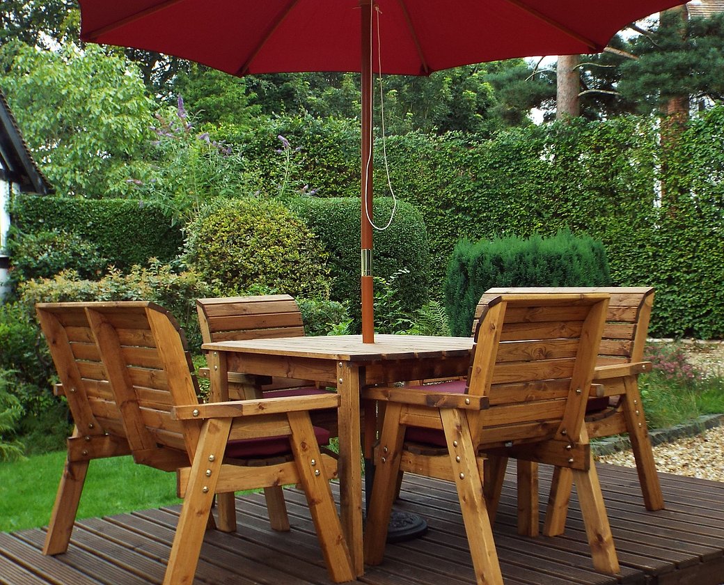 HB13 - Six Seater Rectangular Table Set - Image 3