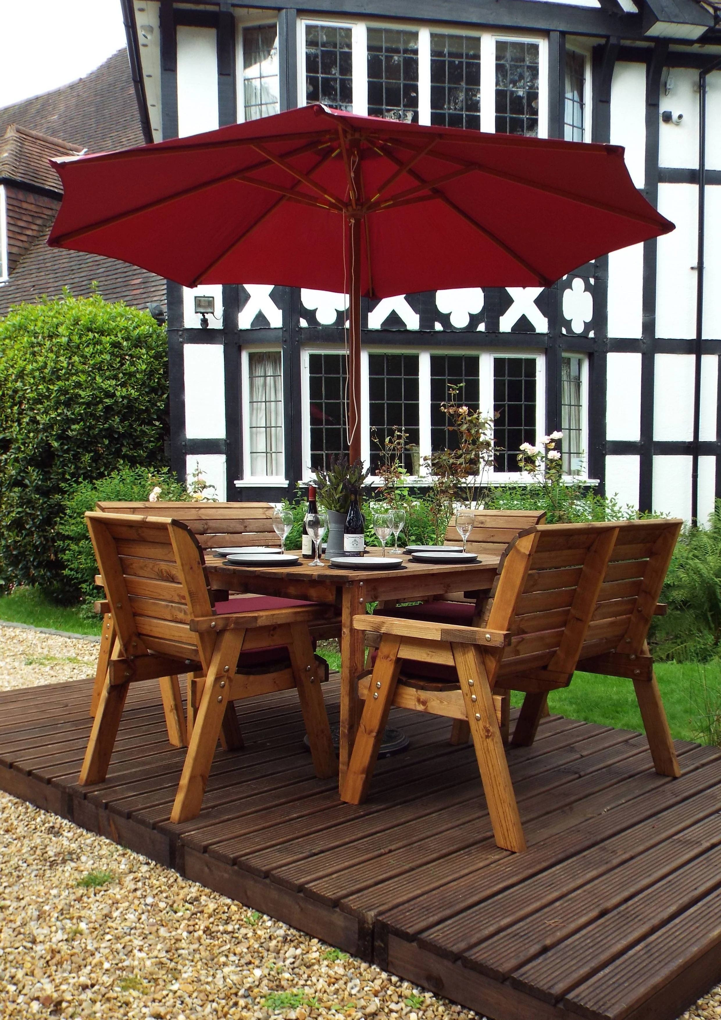 HB13 - Six Seater Rectangular Table Set - Image 4