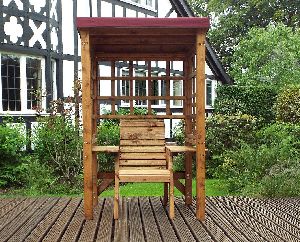 HB143B - Wentworth Single Arbour Burgundy - Image 3