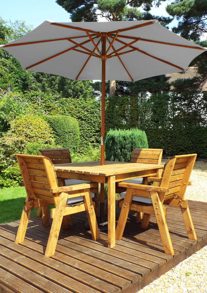 HB57 - Four Seater Square Table Set - Image 4