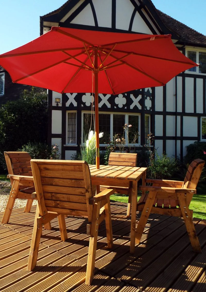 HB57 - Four Seater Square Table Set - Image 7